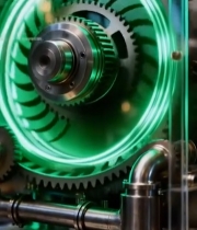  透明外壳机械齿轮装置3990#竖屏 	 