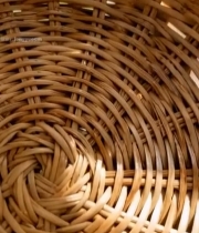  藤编篮子特写素材1197#竖屏 	 