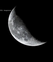  特写半月高清素材4327#竖屏 	 