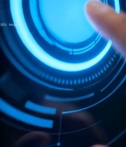  手指点击科技感虚拟按钮(1)585#竖屏 	 