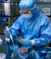  实验室科研人员做实验(1)2468#竖屏 	 