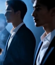  商务人士队列站立场景6257#竖屏 	 