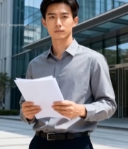  商务男士户外手持文件6916#竖屏 	 