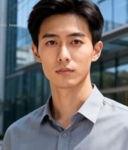  商务男士户外手持文件画面4435#竖屏 	 