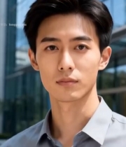  商务男士户外手持文件画面4435#竖屏 	 