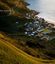  山海相依的自然风光2544#竖屏 	 