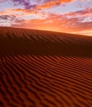  沙漠日落天空美景421#竖屏 	 