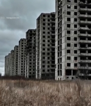  荒废烂尾楼全景2759#竖屏 	 