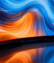  曲面屏幕动态抽象背景画面1759#竖屏 	 