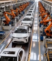  汽车工厂自动化生产线849#竖屏 	 