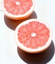  切开的红心柚特写(1)812#竖屏 	 