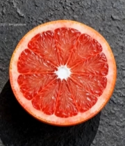  切开的红心柚特写49#竖屏 	 