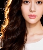  女性特写镜头6160#竖屏 	 