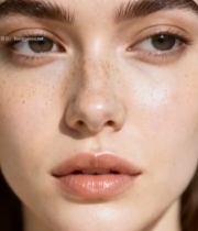  女性脸部特写素材(1)4967#竖屏 	 