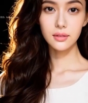  女性特写镜头6160#竖屏 	 