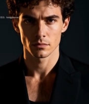  男性特写肖像4315#竖屏 	 