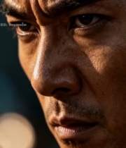  男性面部特写镜头(1)6836#竖屏 	 