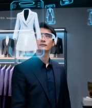  男士店内体验虚拟服装展示4511#竖屏 	 