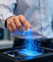  男士操作服务器科技画面2363#竖屏 	 