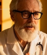  老医生与患者交流场景647#竖屏 	 