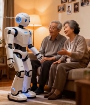  老人与机器人客厅互动(1)1423#竖屏 	 