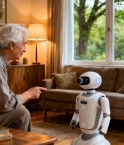  老人家中与机器人互动(1)7520#竖屏 	 