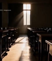  空教室阳光照射室内场景3529#竖屏 	 