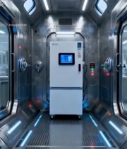  科技感实验室内部场景4731#竖屏 	 