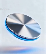  金属质感圆盘渲染素材2190#竖屏 	 