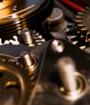  金属齿轮机械零件特写1277#竖屏 	 