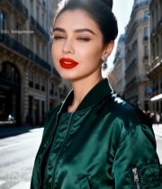  街头时尚女性特写(1)6374#竖屏 	 