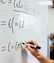  教师教室白板书写授课画面3339#竖屏 	 