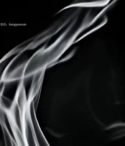  黑色背景白色烟雾素材(6)7686#竖屏 	 