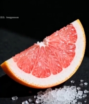  红心柚切片特写素材755#竖屏 	 