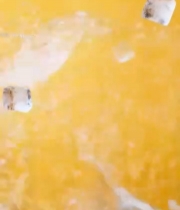  红心柚切片落水瞬间1112#竖屏 	 