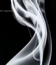  黑色背景烟雾素材(3)7805#竖屏 	 