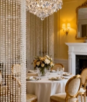  豪华餐厅餐桌装饰场景7758#竖屏 	 