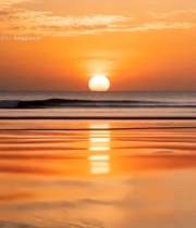  海边日落自然风光(9)6999#竖屏 	 