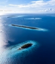  海岛海洋俯瞰全景5776#竖屏 	 