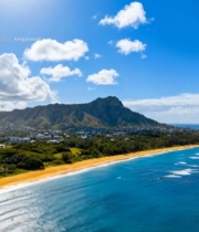  海滨山景自然风光1756#竖屏 	 