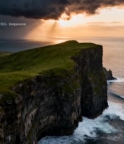  海边悬崖自然风光3983#竖屏 	 