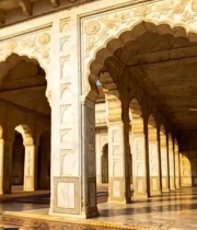  拱形建筑室内全景实拍素材1382#竖屏 	 