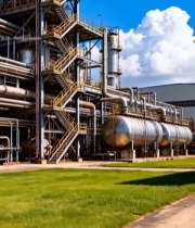  工业工厂设备全景4543#竖屏 	 