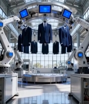  工厂内机器人展示西装(1)6227#竖屏 	 