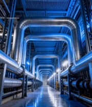  工厂内部管道设施6392#竖屏 	 