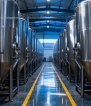  工厂内大型工业设备排列画面2206#竖屏 	 