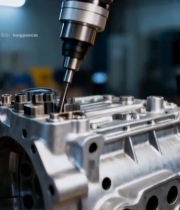  工厂机械臂加工金属部件2020#竖屏 	 