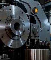  工厂工人戴安全帽近景(1)4097#竖屏 	 