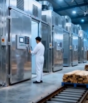  工厂工人操作工业设备103#竖屏 	 