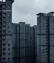  高层住宅小区建筑全景4822#竖屏 	 